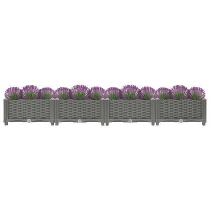 vidaXL Raised Bed 160x40x23 cm Polypropylene