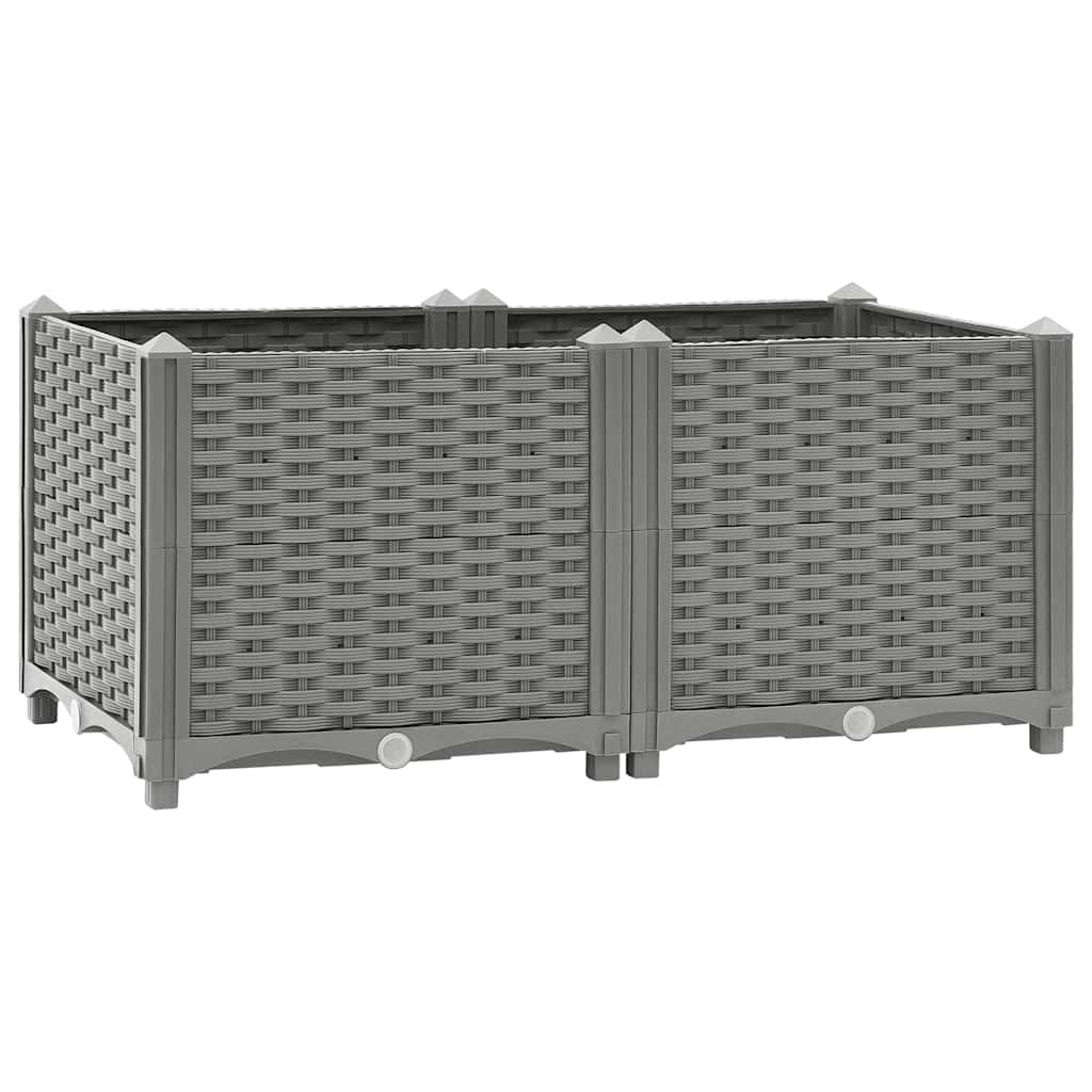 vidaXL Raised Bed 80x40x38 cm Polypropylene