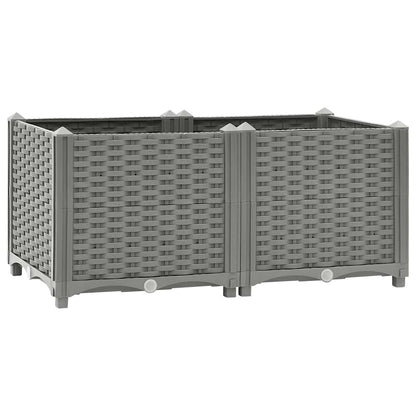 vidaXL Raised Bed 80x40x38 cm Polypropylene