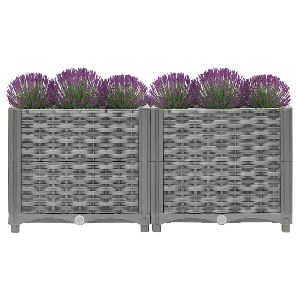 vidaXL Raised Bed 80x40x38 cm Polypropylene