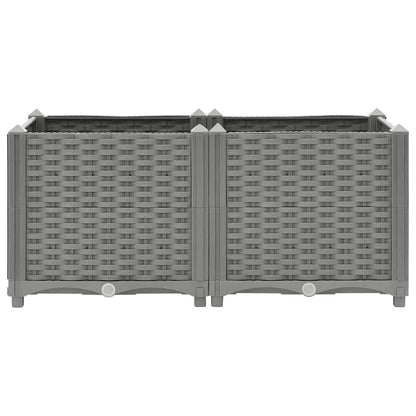 vidaXL Raised Bed 80x40x38 cm Polypropylene