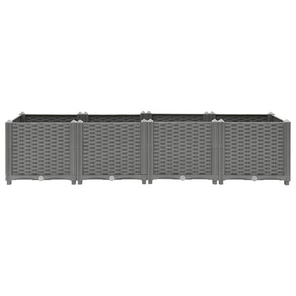 vidaXL Raised Bed 160x40x38 cm Polypropylene