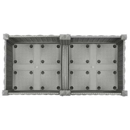 vidaXL Raised Bed 80x40x71 cm Polypropylene