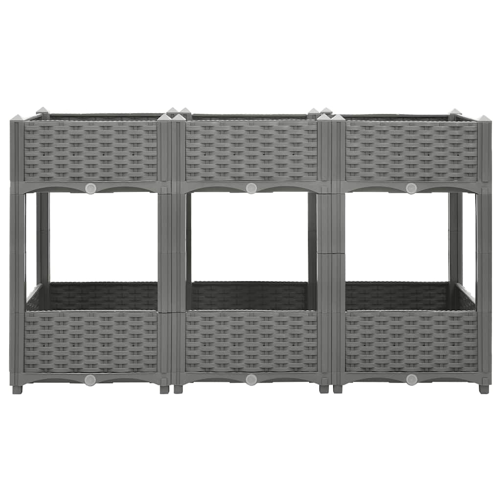 vidaXL Raised Bed 120x40x71 cm Polypropylene