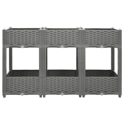 vidaXL Raised Bed 120x40x71 cm Polypropylene