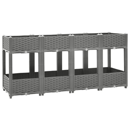 vidaXL Raised Bed 160x40x71 cm Polypropylene