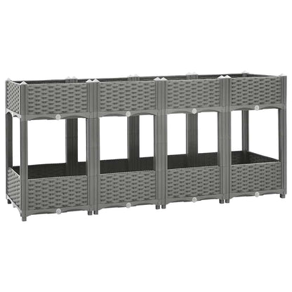 vidaXL Raised Bed 160x40x71 cm Polypropylene