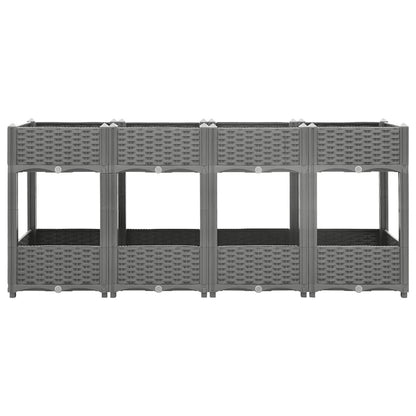 vidaXL Raised Bed 160x40x71 cm Polypropylene