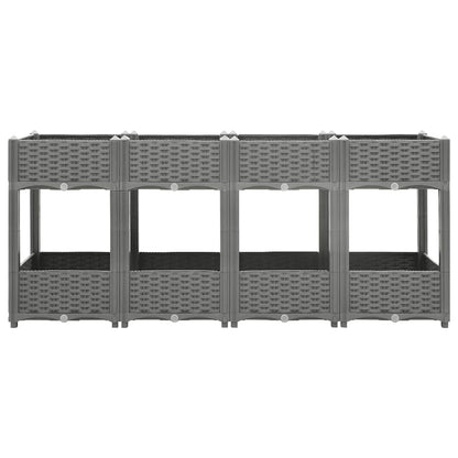 vidaXL Raised Bed 160x40x71 cm Polypropylene