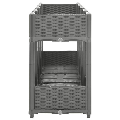 vidaXL Raised Bed 160x40x71 cm Polypropylene