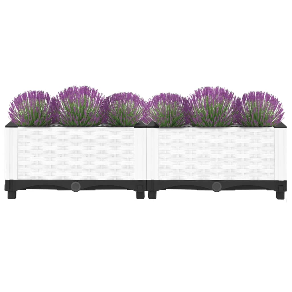vidaXL Raised Bed 80x40x23 cm Polypropylene
