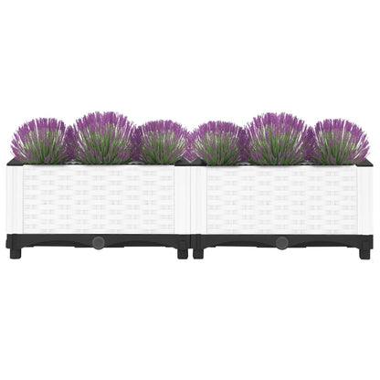 vidaXL Raised Bed 80x40x23 cm Polypropylene