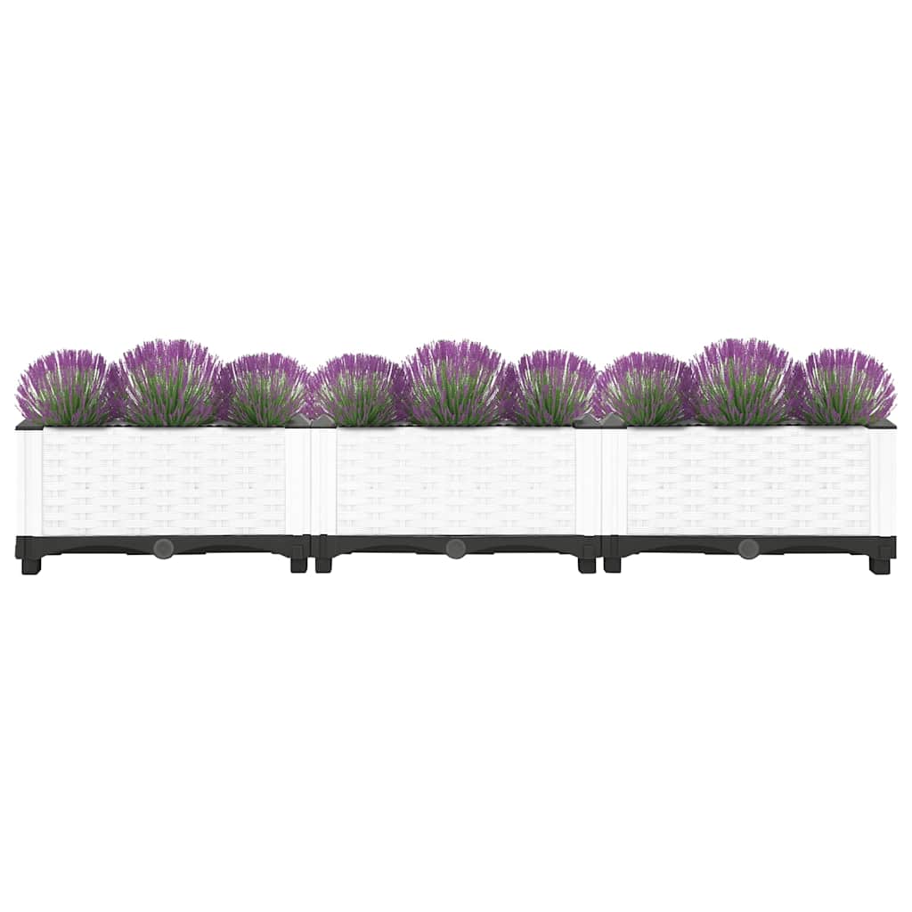 vidaXL Raised Bed 120x40x23 cm Polypropylene