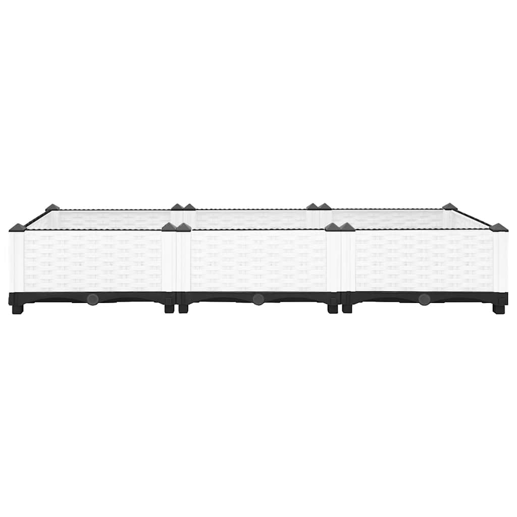 vidaXL Raised Bed 120x40x23 cm Polypropylene