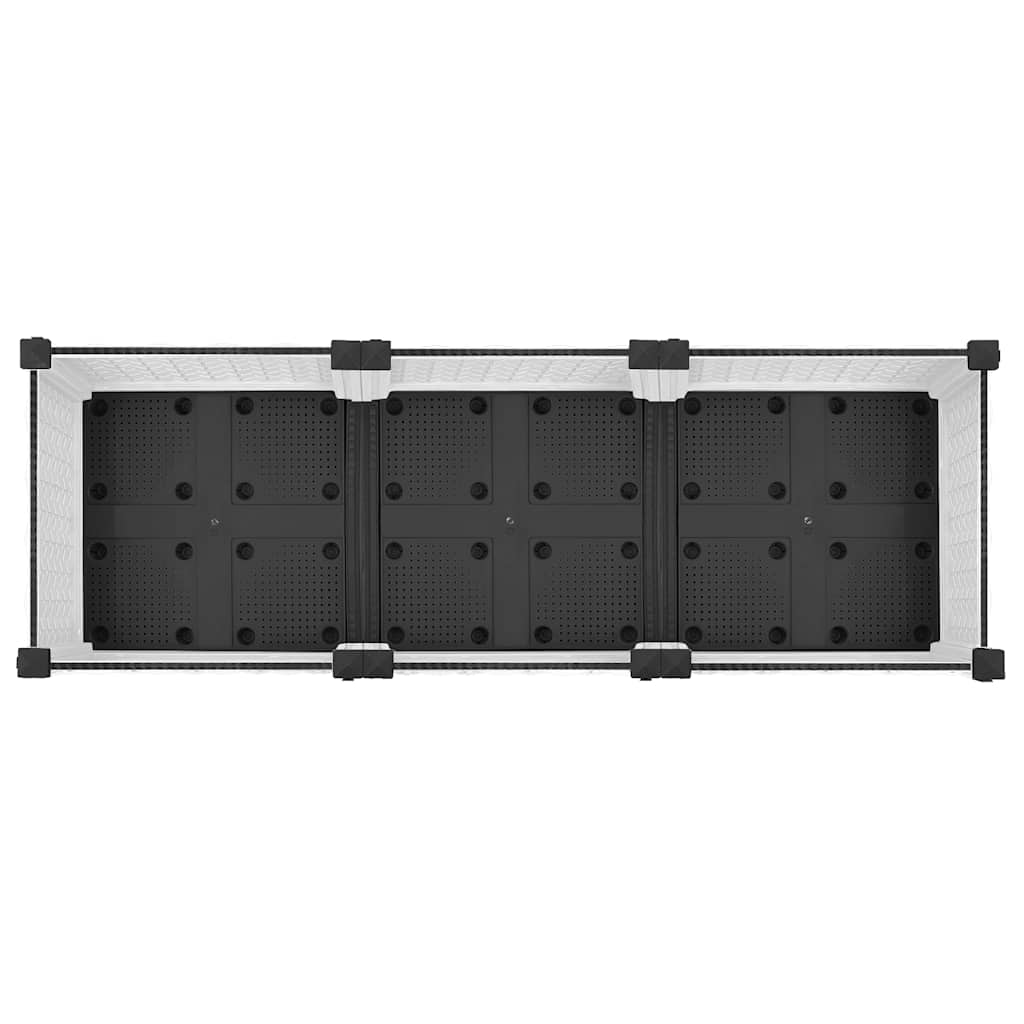 vidaXL Raised Bed 120x40x23 cm Polypropylene