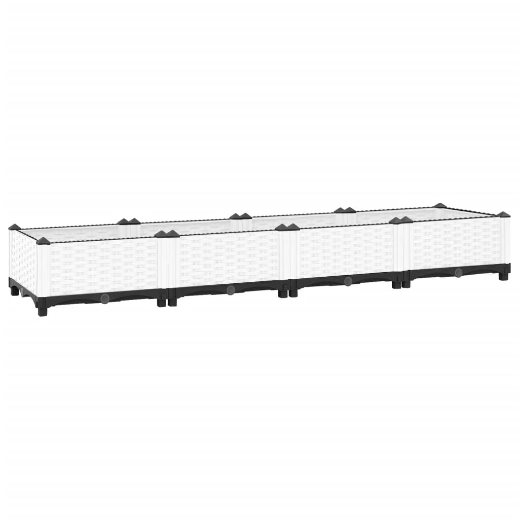 vidaXL Raised Bed 160x40x23 cm Polypropylene
