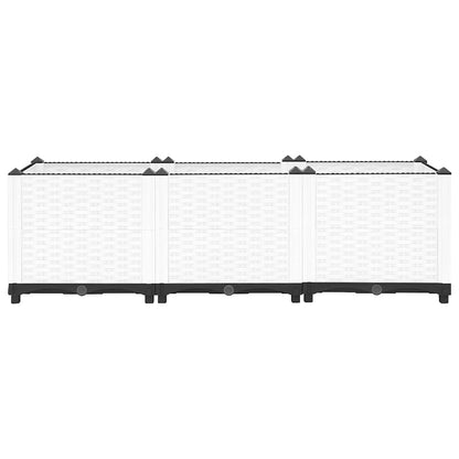 vidaXL Raised Bed 120x40x38 cm Polypropylene