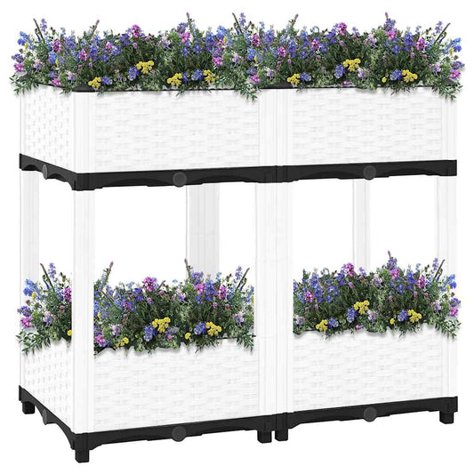 vidaXL Raised Bed 80x40x71 cm Polypropylene