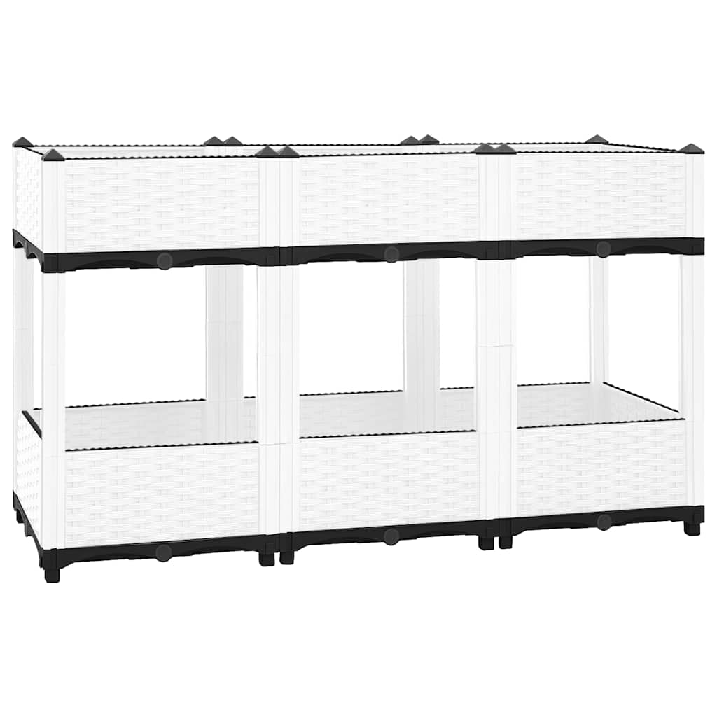 vidaXL Raised Bed 120x40x71 cm Polypropylene