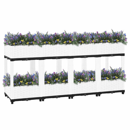 vidaXL Raised Bed 160x40x71 cm Polypropylene