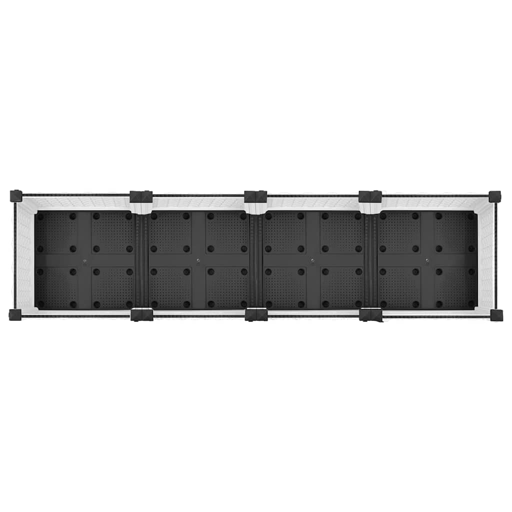 vidaXL Raised Bed 160x40x71 cm Polypropylene