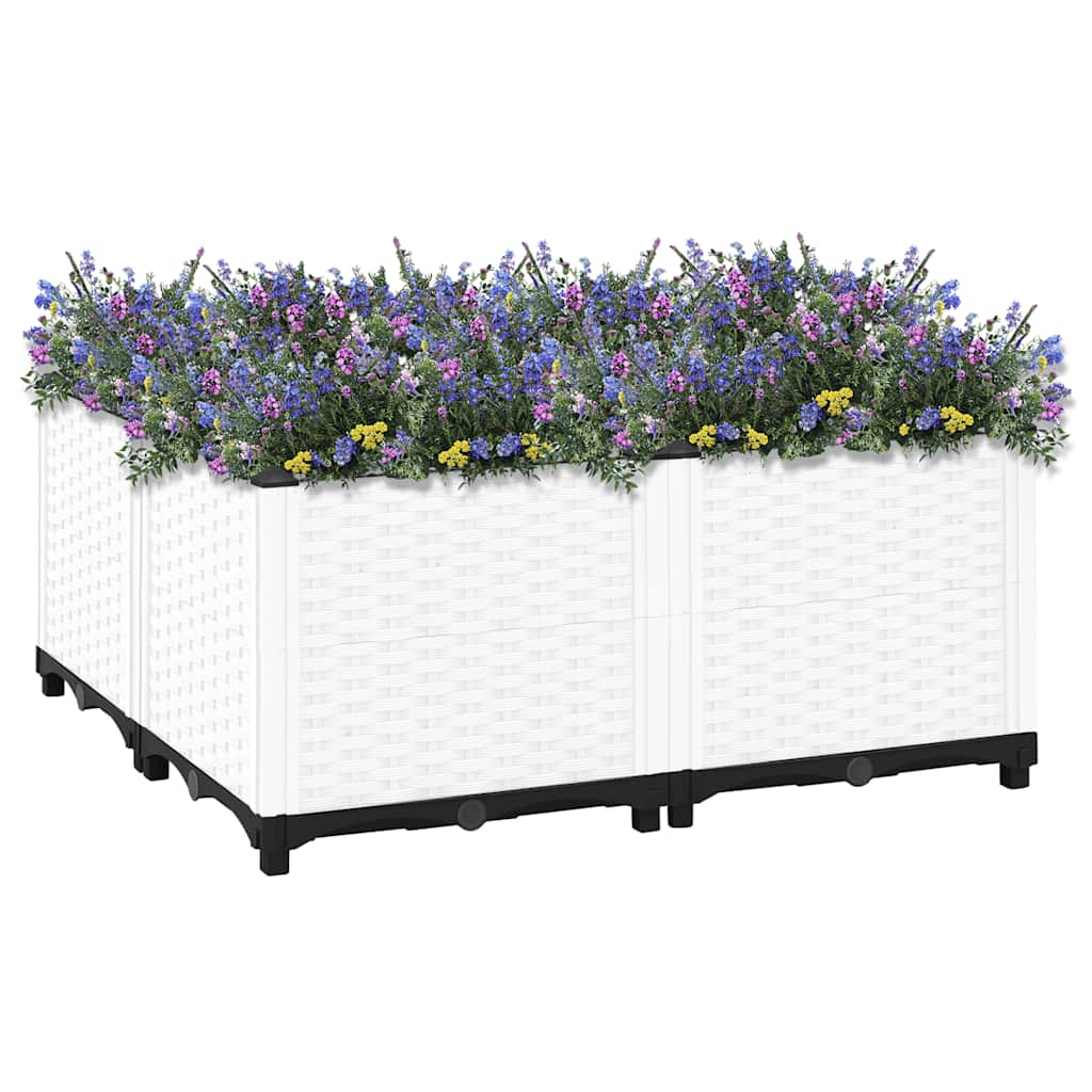 vidaXL Raised Bed 80x80x38 cm Polypropylene