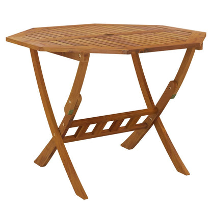 vidaXL Folding Garden Table 90x75 cm Solid Wood Acacia