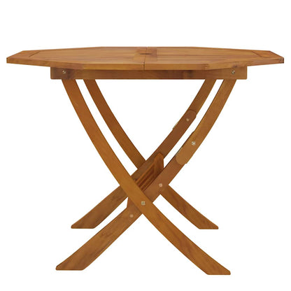 vidaXL Folding Garden Table 90x75 cm Solid Wood Acacia