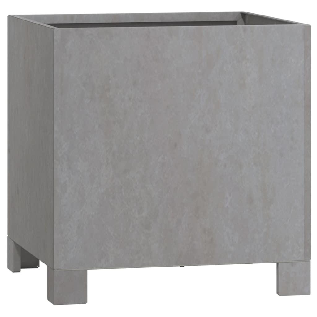 vidaXL Planter with Legs Rusty 30x30x30 cm Corten Steel