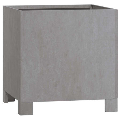 vidaXL Planters with Legs 2 pcs Rusty 30x30x30 cm Corten Steel