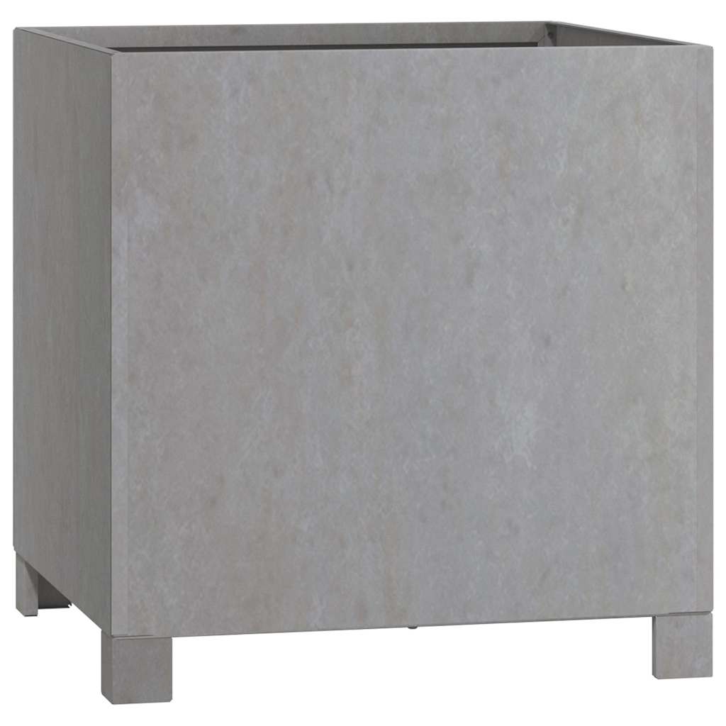 vidaXL Planter with Legs Rusty 40x40x40 cm Corten Steel