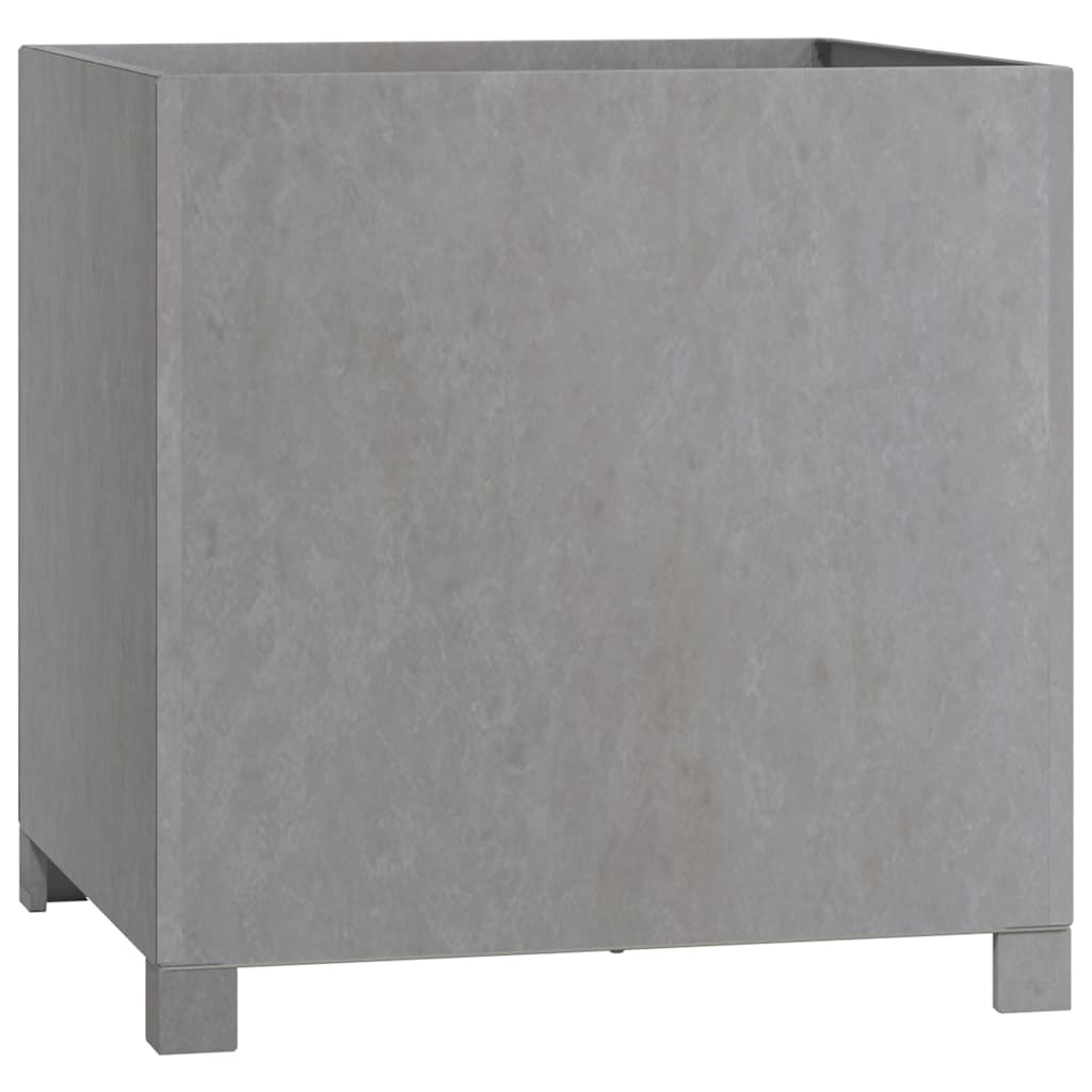 vidaXL Planters with Legs 2 pcs Rusty 50x50x50 cm Corten Steel