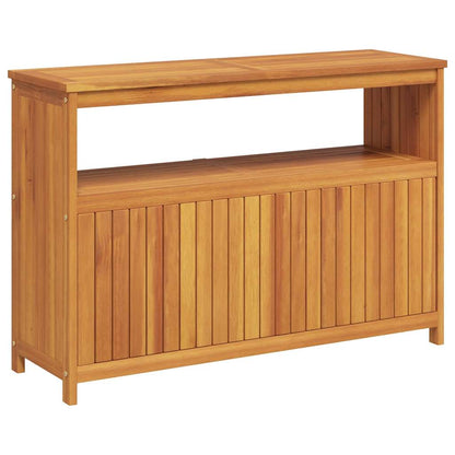 vidaXL Garden Console Table 110x35x75 cm Solid Wood Acacia