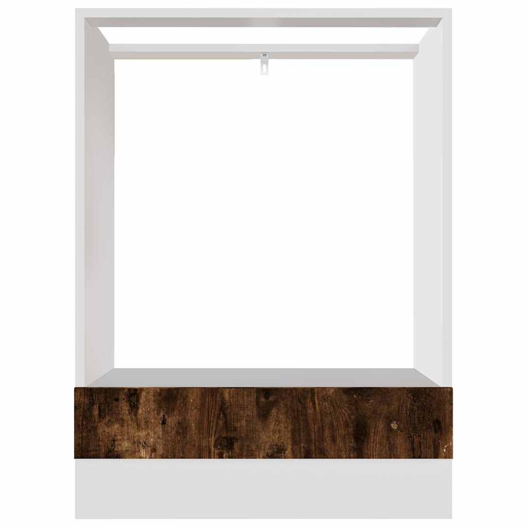 vidaXL Oven Cabinet "Lyon" Smoked Oak 60x46x81,5 cm Engineered Wood