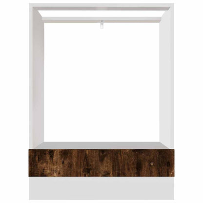 vidaXL Oven Cabinet "Lyon" Smoked Oak 60x46x81,5 cm Engineered Wood