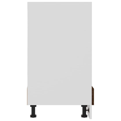 vidaXL Oven Cabinet "Lyon" Smoked Oak 60x46x81,5 cm Engineered Wood