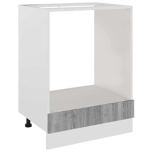 vidaXL Oven Cabinet "Lyon" Grey Sonoma 60x46x81,5 cm Engineered Wood
