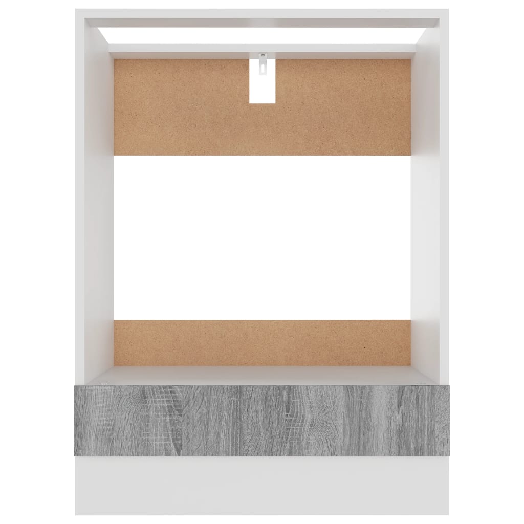 vidaXL Oven Cabinet Lyon Grey Sonoma 60x46x81.5 cm Engineered Wood