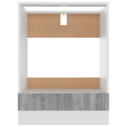 vidaXL Oven Cabinet Lyon Grey Sonoma 60x46x81.5 cm Engineered Wood