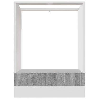 vidaXL Oven Cabinet "Lyon" Grey Sonoma 60x46x81,5 cm Engineered Wood