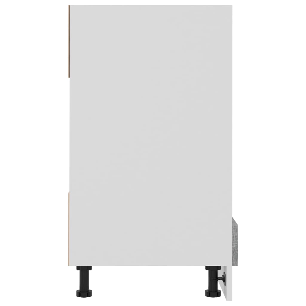 vidaXL Oven Cabinet Lyon Grey Sonoma 60x46x81.5 cm Engineered Wood