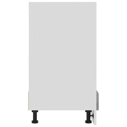 vidaXL Oven Cabinet "Lyon" Grey Sonoma 60x46x81,5 cm Engineered Wood