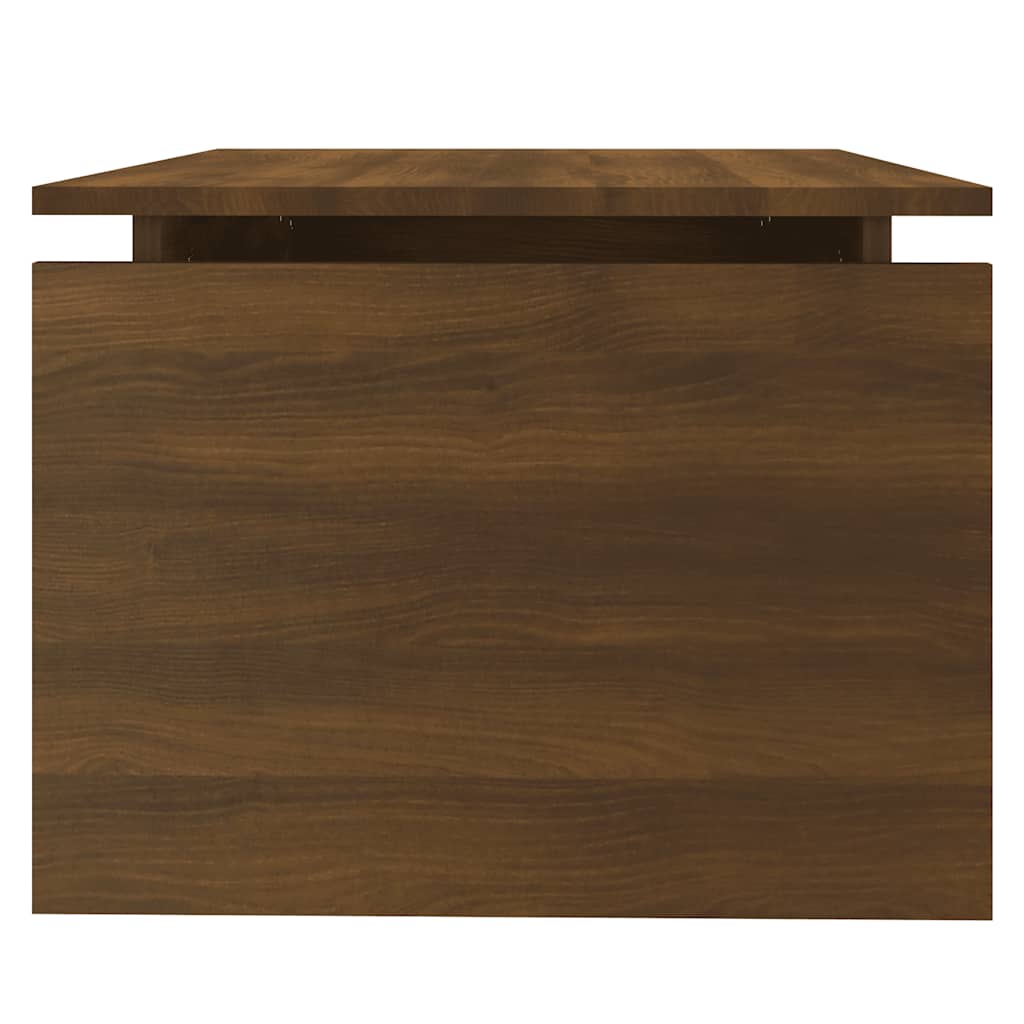 vidaXL Coffee Table Brown Oak 68x50x38 cm Engineered Wood