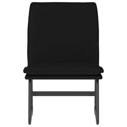 vidaXL Lounge Chair Black 52x75x76 cm Fabric