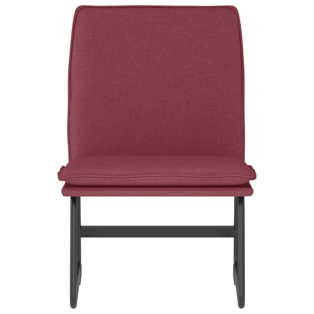 vidaXL Lounge Chair Wine Red 52x75x76 cm Fabric