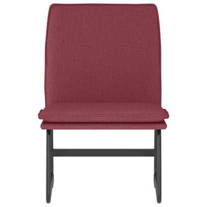vidaXL Lounge Chair Wine Red 52x75x76 cm Fabric
