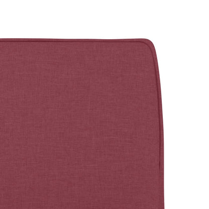 vidaXL Lounge Chair Wine Red 52x75x76 cm Fabric