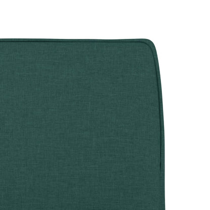 vidaXL Lounge Chair Dark Green 52x75x76 cm Fabric