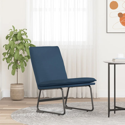 vidaXL Lounge Chair Blue 52x75x76 cm Fabric