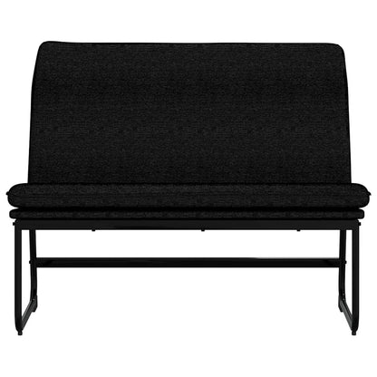 vidaXL Bench Black 100x75x76 cm Fabric